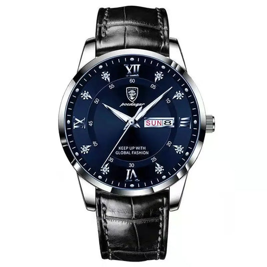 Luxury Brand Men Watches Waterproof Luminous Leather Quartz Man Wristwatch Casual Sports Military Watch for Men Relogio