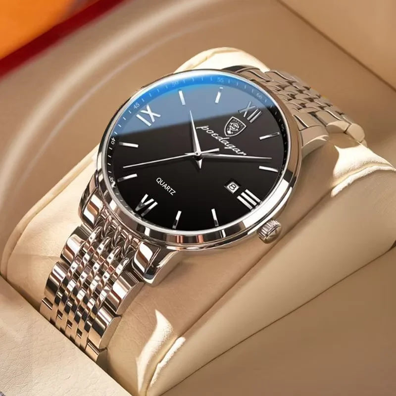 Luxury Sports Men'S Wristwatch Stainless Steel Waterproof Date Man Watch High Quality Casual Fashion Quartz Men Watches