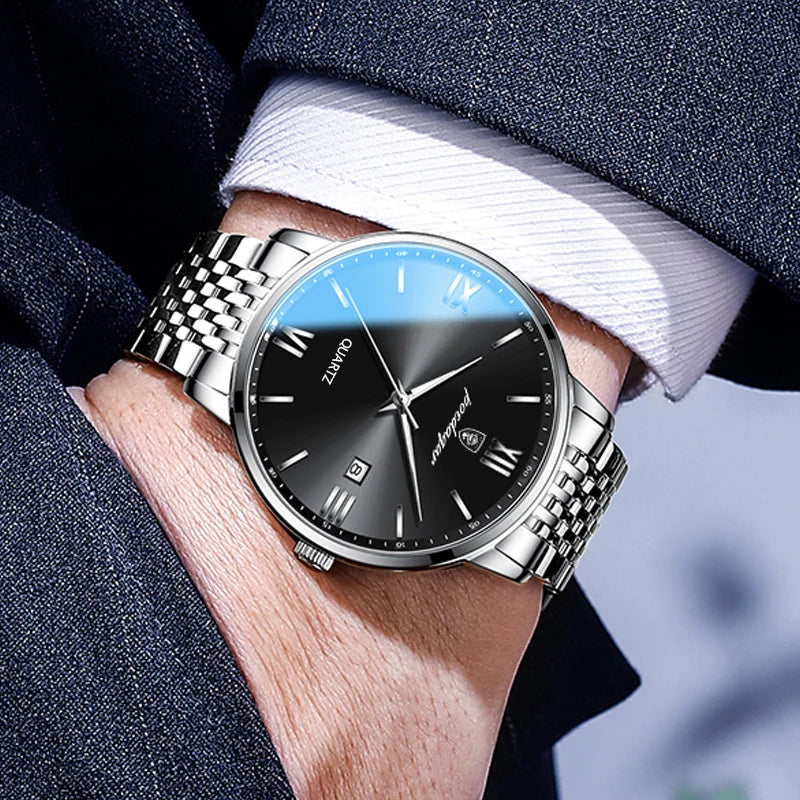 Luxury Sports Men'S Wristwatch Stainless Steel Waterproof Date Man Watch High Quality Casual Fashion Quartz Men Watches